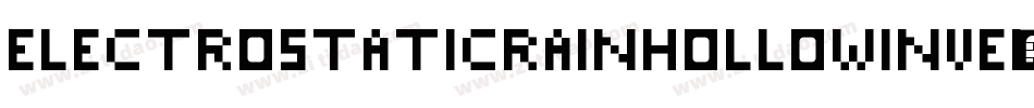 ElectroStaticRainHollowInve-LzXZ字体转换