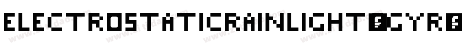 ElectroStaticRainLight-ggYR字体转换