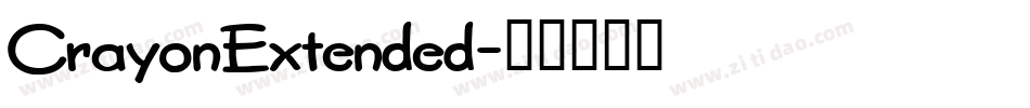 CrayonExtended字体转换