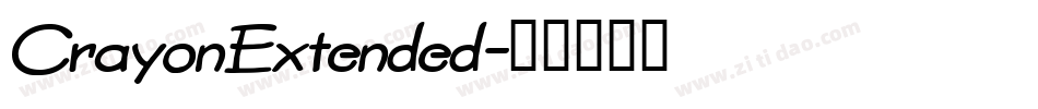 CrayonExtended字体转换