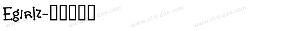 Egirlz字体转换