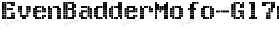 EvenBadderMofo-Gl7m字体转换