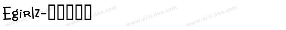 Egirlz字体转换