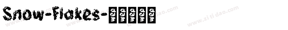 Snow-Flakes字体转换