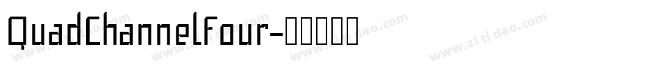 QuadChannelFour字体转换