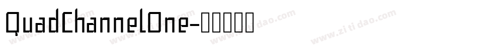 QuadChannelOne字体转换