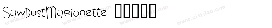 SawdustMarionette字体转换