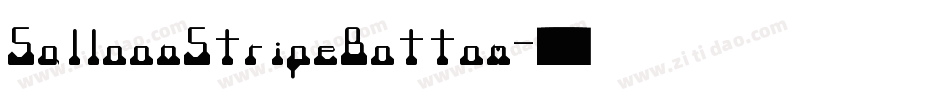 SalloonStripeBottom字体转换