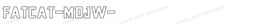 Fatcat-MdJw字体转换