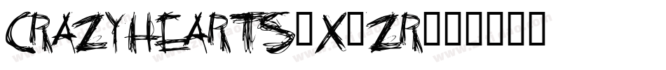 CrazyHearts-x0ZR字体转换