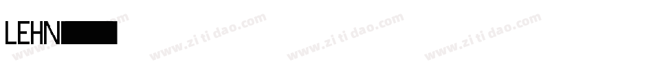 LEHN151字体转换