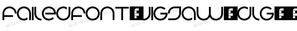FailedFont2Jigsaw-DLG3字体转换