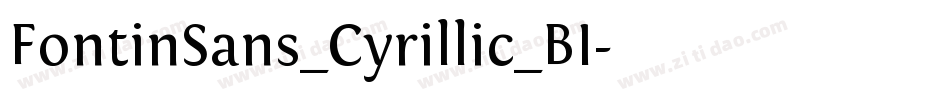 FontinSans_Cyrillic_BI字体转换