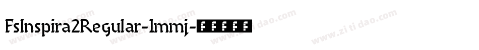 FsInspira2Regular-1mmj字体转换