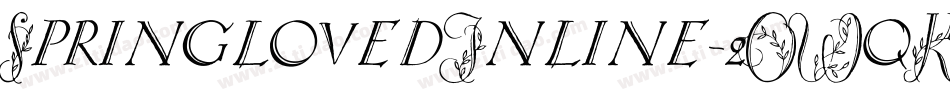 SpringlovedInline-2OWqK字体转换