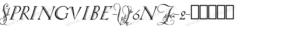 Springvibe-V6nZ-2字体转换
