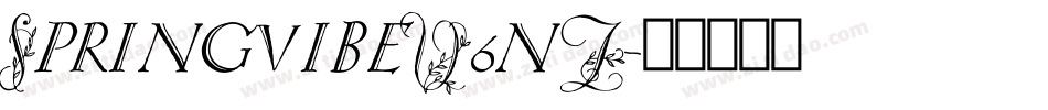 SpringvibeV6nZ字体转换