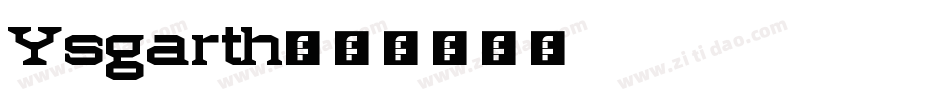 Ysgarth字体转换
