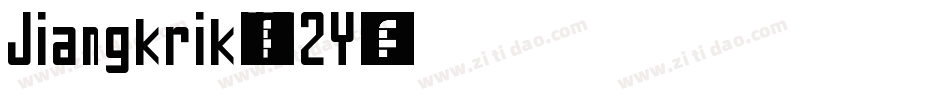 Jiangkrik-W62Y字体转换