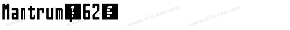 Mantrum-qR62字体转换