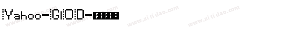 Yahoo-GlOD字体转换