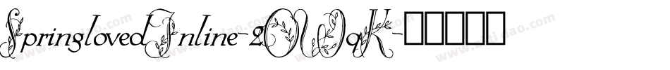 SpringlovedInline-2OWqK字体转换