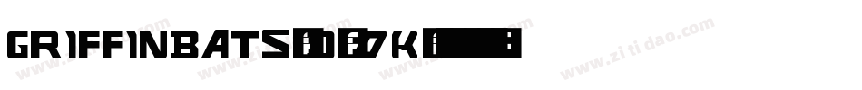 Griffinbats-d5OK字体转换