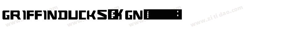 Griffinducks-XGn9字体转换