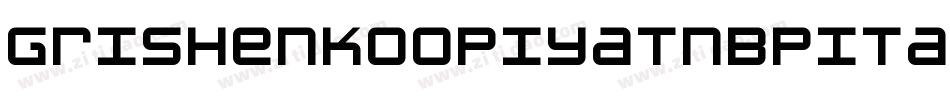 GrishenkoOpiyatNbpItalic-r57y字体转换