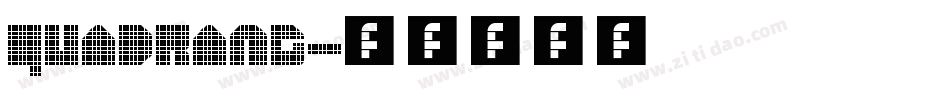 QUADRANG字体转换
