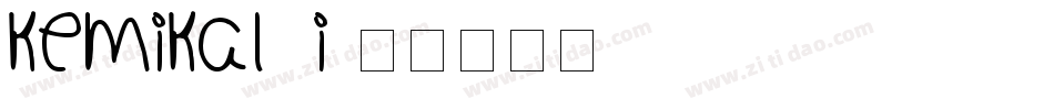 kemikalHi字体转换