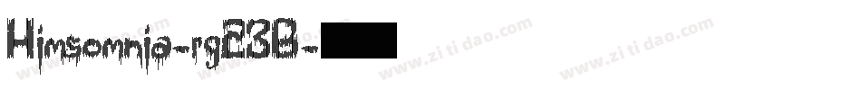 Himsomnia-rg23B字体转换