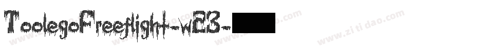 ToolegoFreeflight-w23字体转换