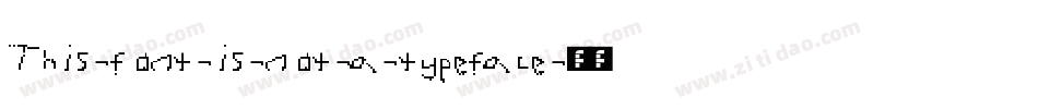 This-font-is-not-a-typeface字体转换