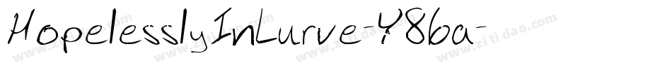 HopelesslyInLurve-Y86a字体转换