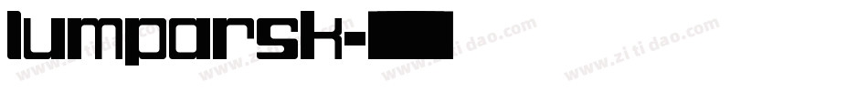 lumparsk字体转换