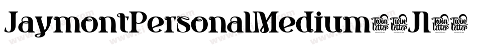 JaymontPersonalMedium-9Jl0字体转换