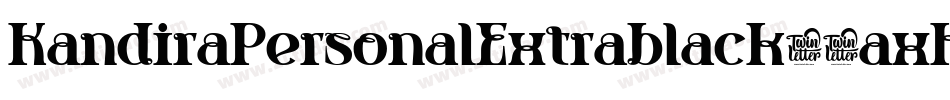 KandiraPersonalExtrablack-9axK字体转换 KandiraPersonalExtrablack-9axK字体转换