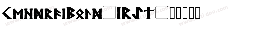 KehdraiBold-1RY2字体转换