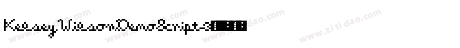 KelseyWilsonDemoScript-3手机版字体转换