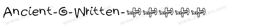 Ancient-G-Written字体转换