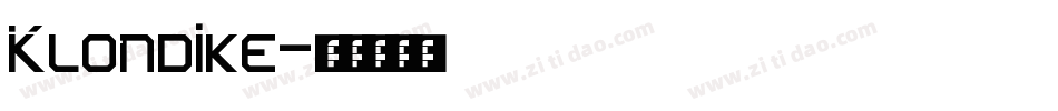 Klondike字体转换