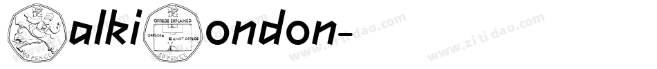 WalkiLondon字体转换