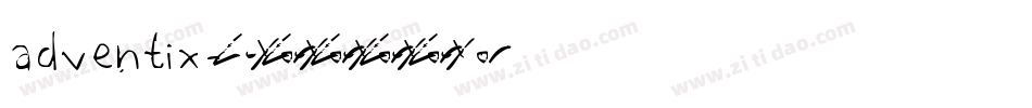 adventix字体转换
