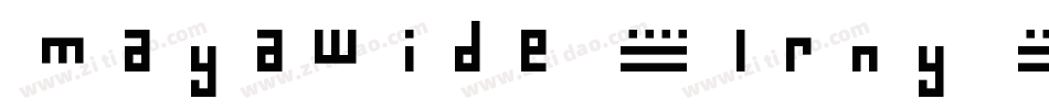 MayaWide-lrny字体转换