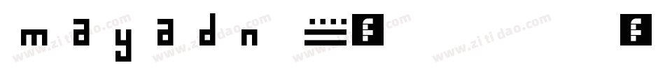 mayadn字体转换