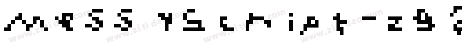 MessyScript-zg2X字体转换