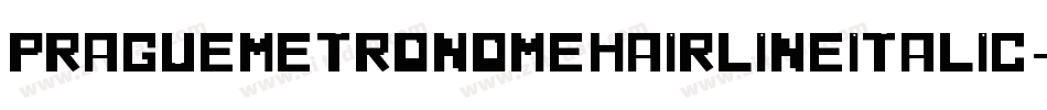 PragueMetronomeHairlineItalic-mLLXx字体转换