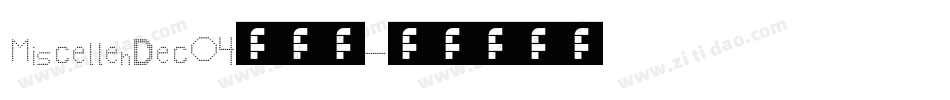 MiscellenDecO4生成器字体转换
