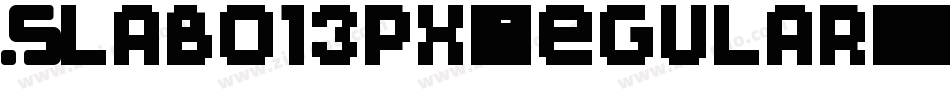 Slabo13px-Regular字体转换